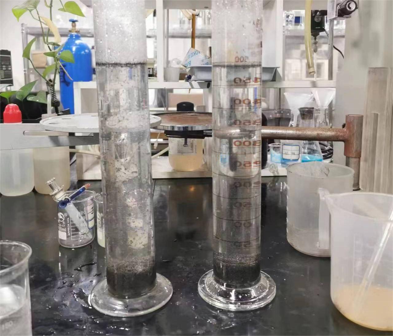 选煤废水沉降试验